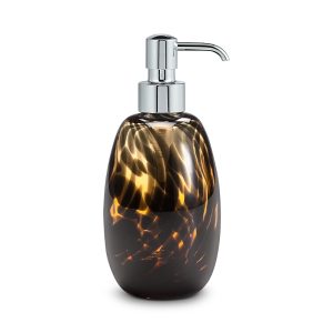 Labrazel Tortoise Glass Soap Dispenser