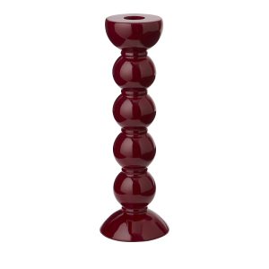 Addison Ross Lacquered Bobbin-Shaped Candlestick, Tall