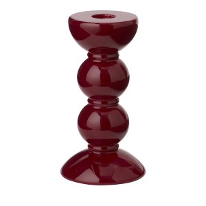 Addison Ross Lacquered Bobbin-Shaped Candlestick, Medium