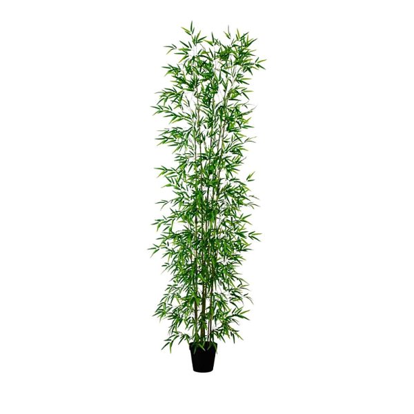Nearly Natural 11' Artificial Green Bamboo Tree