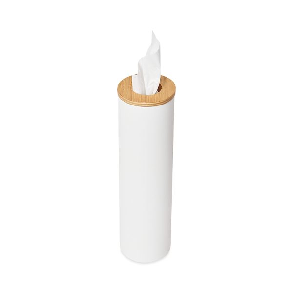 Yamazaki Black Rin Round Tissue Case