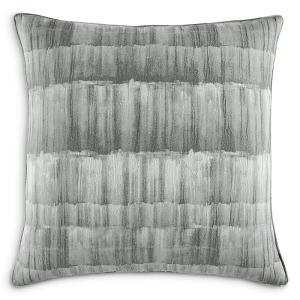 Hudson Park Collection Brushed Texture Stripe Euro Sham - Exclusive