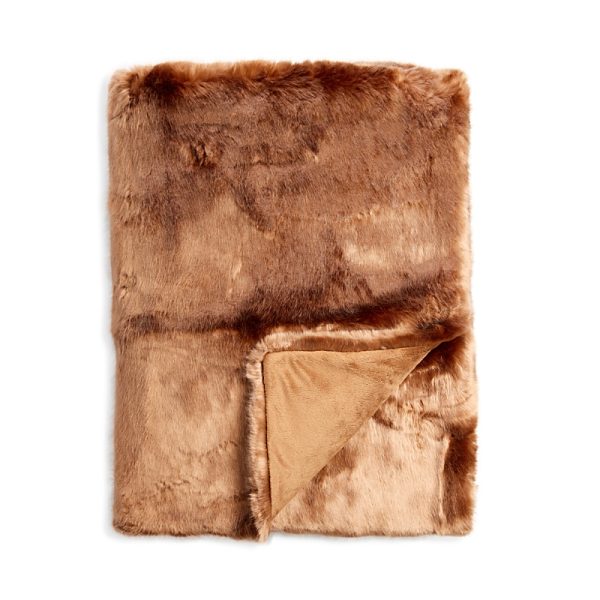 Hudson Park Collection Luxe Faux Fur Throw - Exclusive