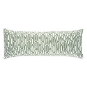Hudson Park Collection Italian Tivoli Embroidered Decorative Pillow, 14 x 36 - Exclusive