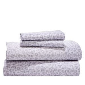 Sky Leopard Sateen Sheet Set, Full - Exclusive