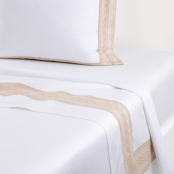 Yves Delorme Joyau Flat Sheet, Queen
