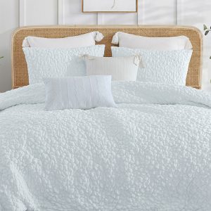 Peri Home Floral Bubble Comforter Set, King