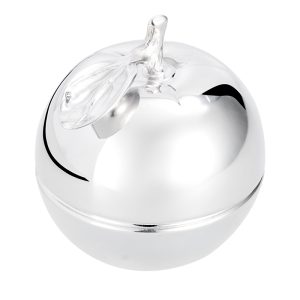 Christofle Silverplated Apple Bonbonniere