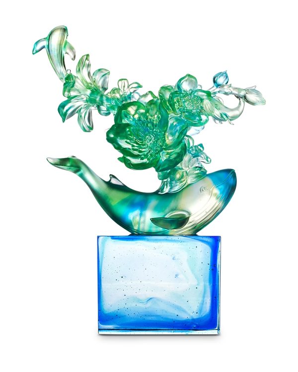 Liuli Crystal Flower Whale Journey of Kun