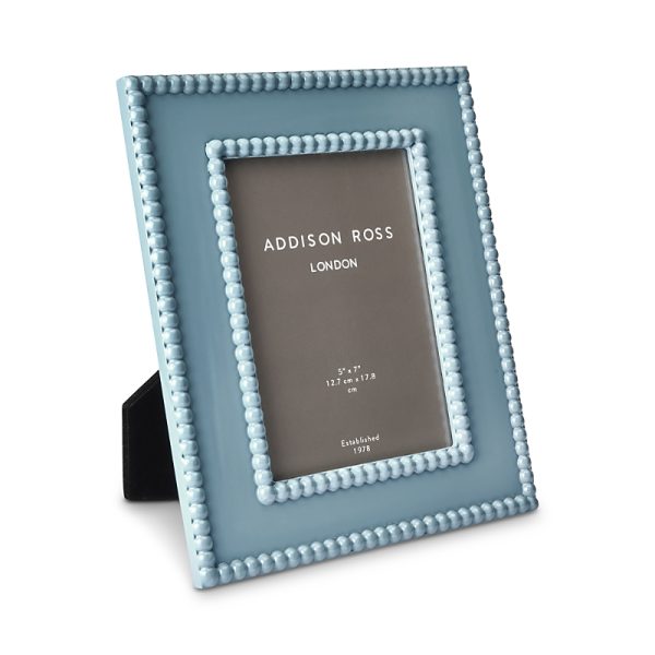 Addison Ross Chambray Blue Bobbin Picture Frame, 5 x 7