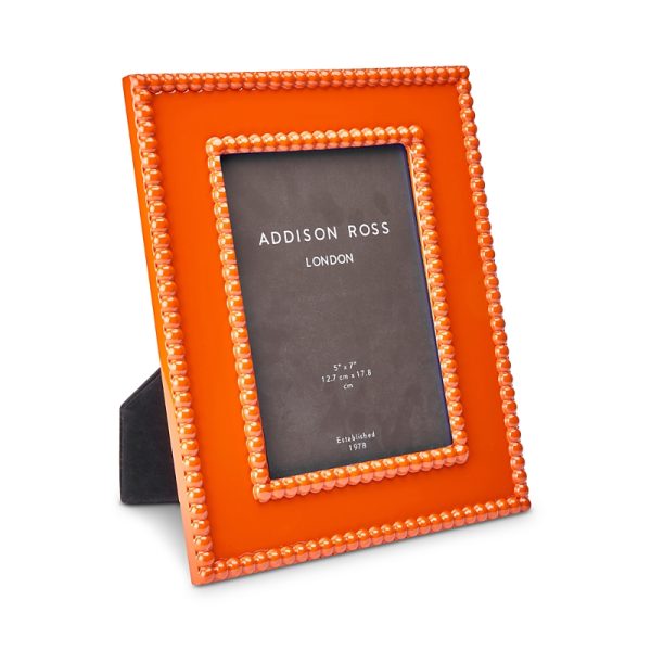 Addison Ross Orange Bobbin Picture Frame, 5 x 7