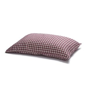Piglet in Bed Gingham Linen Blend Pillowcase Pair, Square Decorative Pilllow