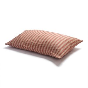 Piglet in Bed Pembroke Stripe Linen Blend Pillowcases, Square Decorative Pilllow