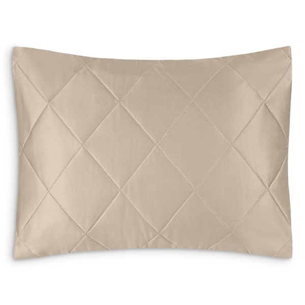 Matouk Nocturne Sateen Quilted Boudoir Sham