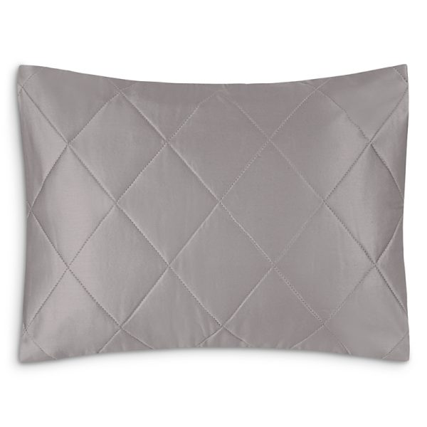 Matouk Nocturne Sateen Quilted Boudoir Sham