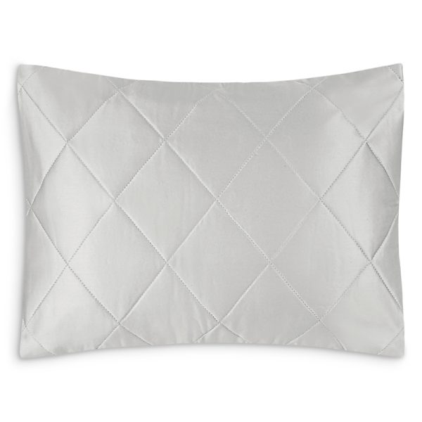 Matouk Nocturne Sateen Quilted Boudoir Sham