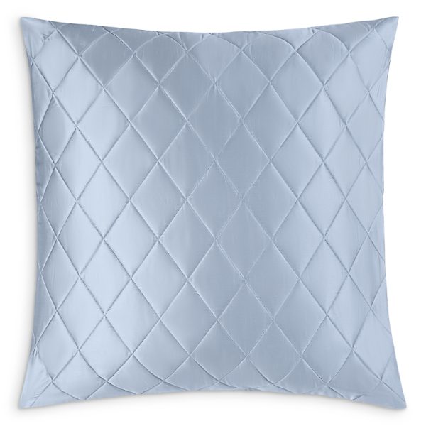 Matouk Nocturne Sateen Quilted Oversized Euro Sham