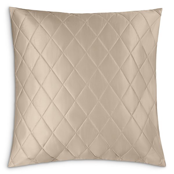 Matouk Nocturne Sateen Quilted Euro Sham