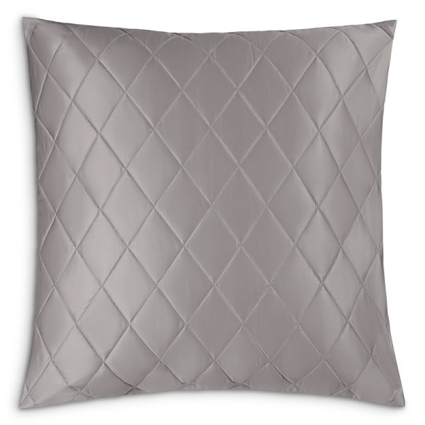 Matouk Nocturne Sateen Quilted Oversized Euro Sham