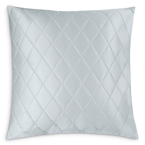 Matouk Nocturne Sateen Quilted Oversized Euro Sham