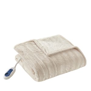 Beautyrest Heated Duke Faux Fur Heated Throw, 50 x 70