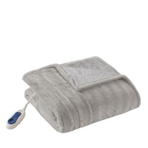 Beautyrest Heated Duke Faux Fur Heated Throw, 50 x 70