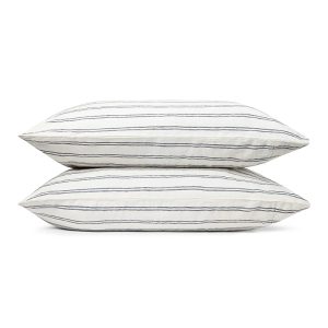 Piglet in Bed Kemptown Stripe Linen Blend Pillowcase (Pair), Queen