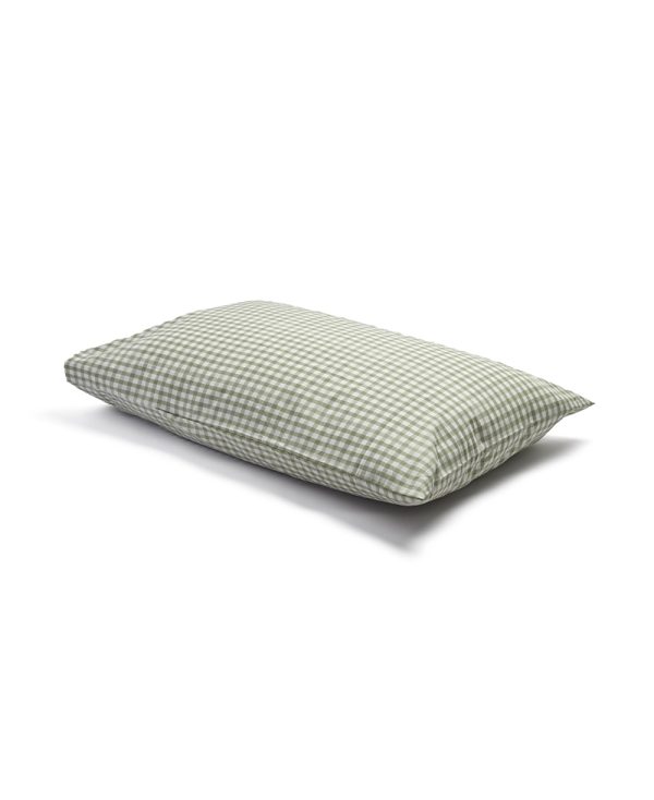 Piglet in Bed Small Gingham Check Pillowcase Pair, Standard