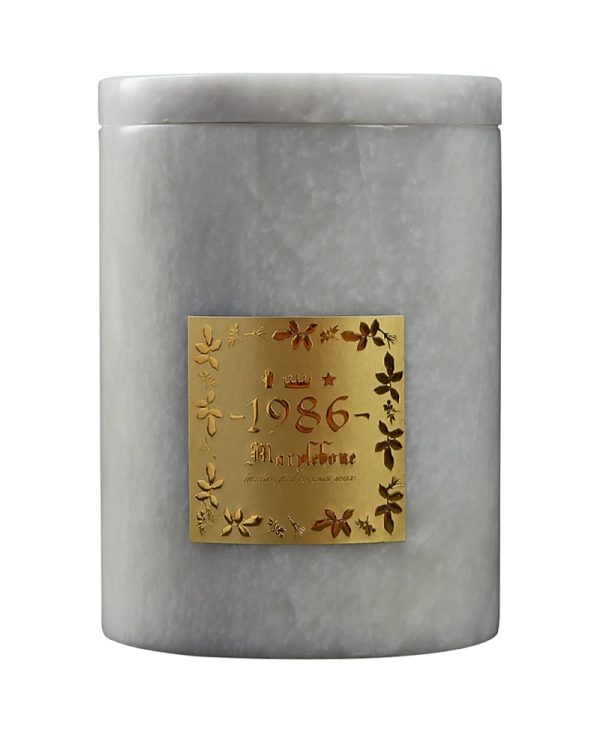 1986 White Marble Marylebone Candle, 30 oz.