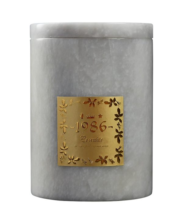 1986 Black Marble Yosemite Candle, 30 oz.