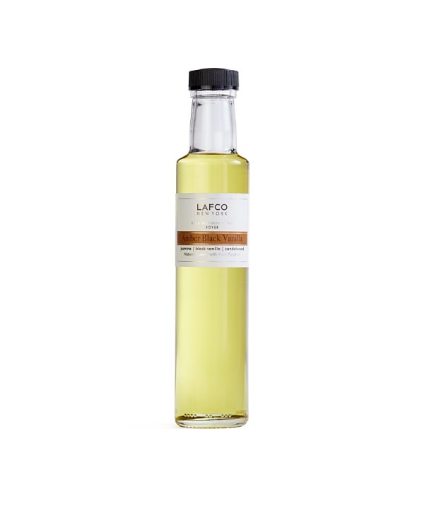 Lafco Amber Black Vanilla Reed Diffuser Refill, 8.4 oz.