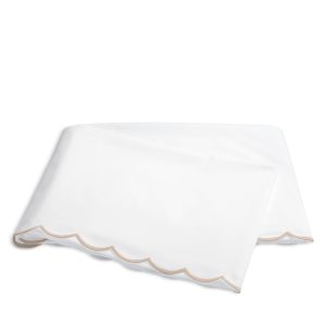 Matouk Dakota Percale Flat Sheet, Full/Queen