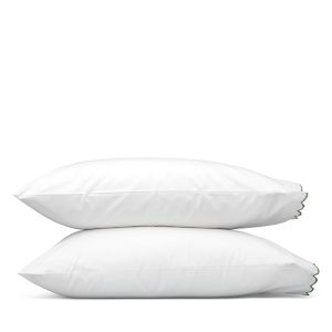 Matouk Dakota Percale Standard Pillowcase, Set of 2