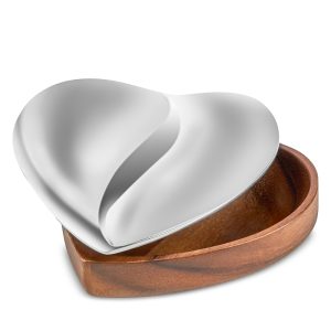 Nambe Eat Your Heart Out Trinket Box