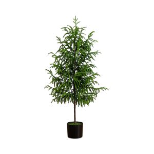 Nearly Natural 4' Artificial Norfolk Pine Tree