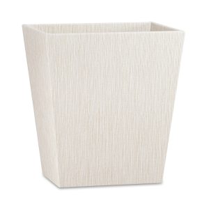 Labrazel Reed Linen Waste Basket