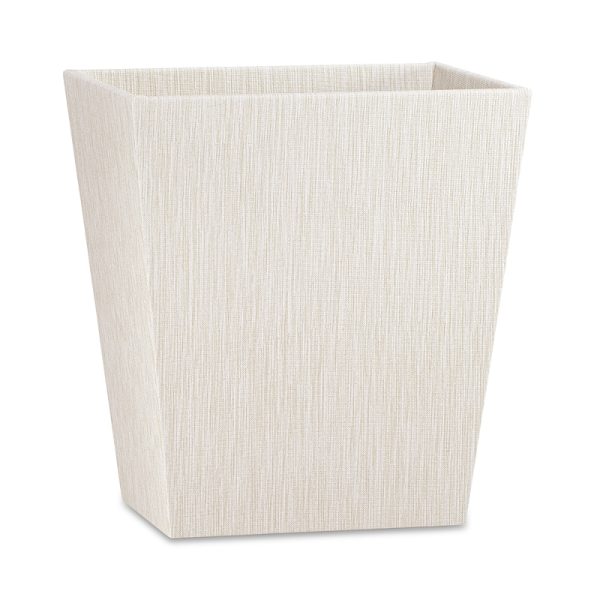 Labrazel Reed Linen Waste Basket