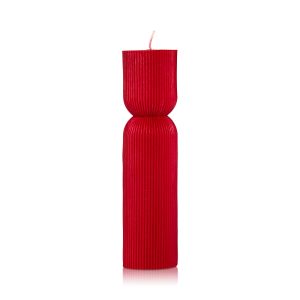 Eluwa Studio Joso Tall Ridged Candle, 17 oz.