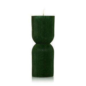 Eluwa Studio Joso Short Ridged Candle, 11 oz.