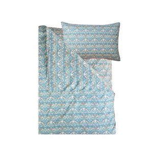 Coco & Wolf Liberty Fabric Strawberry Thief Print Duvet Set, King