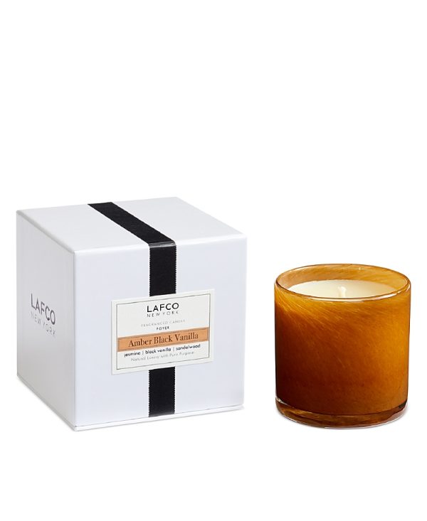 Lafco Amber Black Vanilla Foyer Candle 6.5 oz.