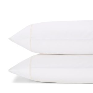 Matouk Ansonia Percale Standard Pillowcase, Pair