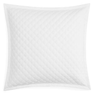 Hudson Park Double Diamond Quilted Euro Sham - Exclusive