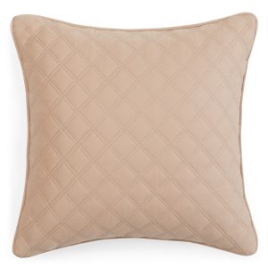 Hudson Park Double Diamond Decorative Pillow, 16 x 16 - Exclusive