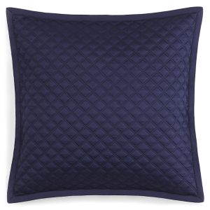 Hudson Park Double Diamond Quilted Euro Sham - Exclusive