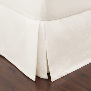 Matouk Diamond Pique Bedskirt, King