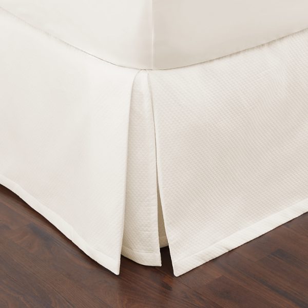 Matouk Diamond Pique Bedskirt, King