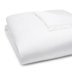 420TC Amalia Home Collection Sateen Hemstitch Duvet Cover, Queen