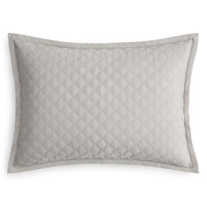 Hudson Park Double Diamond Quilted King Sham - Exclusive
