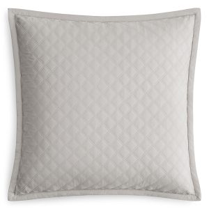Hudson Park Double Diamond Quilted Euro Sham - Exclusive